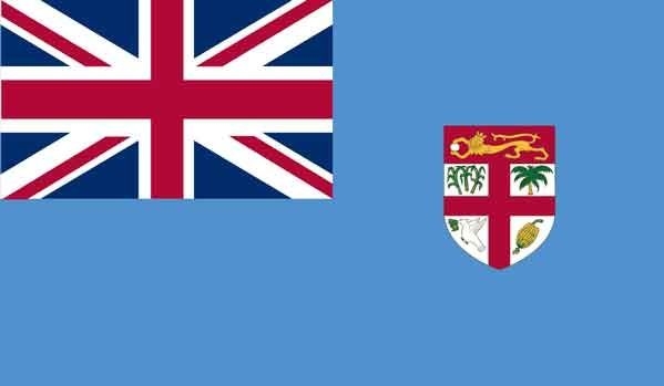 5\' x 8\' Fiji High Wind, US Made Flag