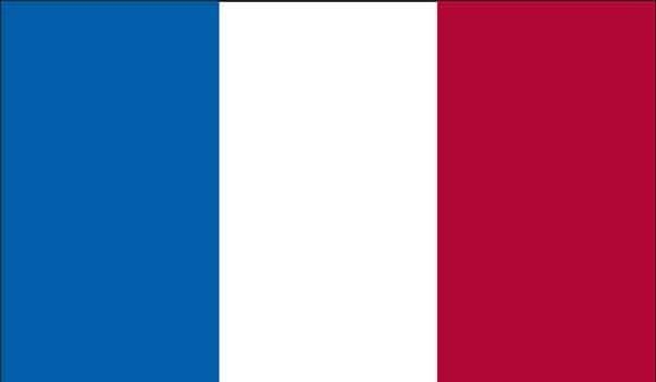 5\' x 8\' France High Wind, US Made Flag