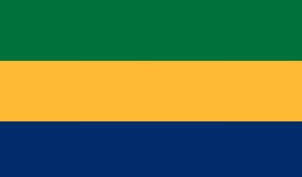5\' x 8\' Gabon High Wind, US Made Flag