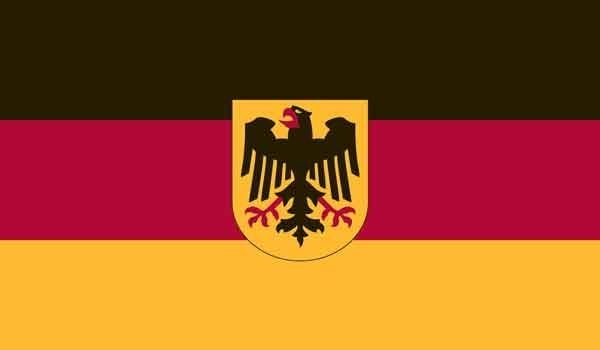2\' x 3\' Germany w/ Eagle High Wind, US Made Flag