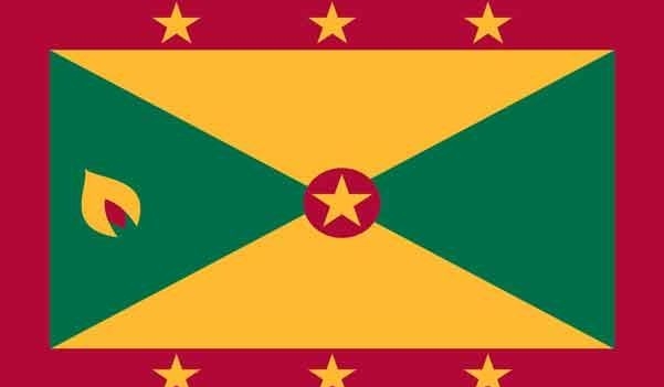 5\' x 8\' Grenada High Wind, US Made Flag