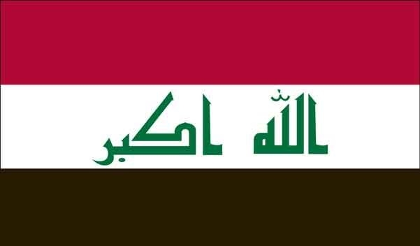 4\' x 6\' Iraq High Wind, US Made Flag