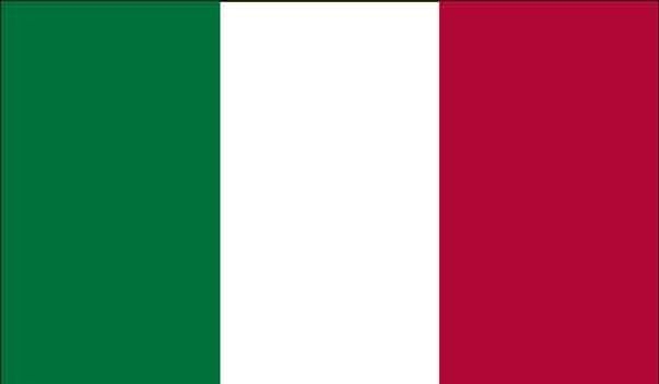 5\' x 8\' Italy High Wind, US Made Flag