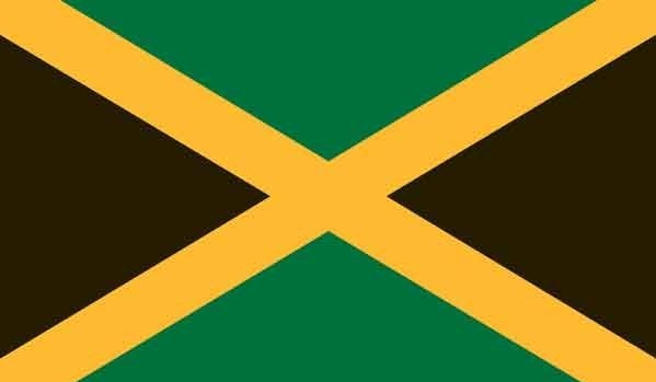 3\' x 5\' Jamaica High Wind, US Made Flag