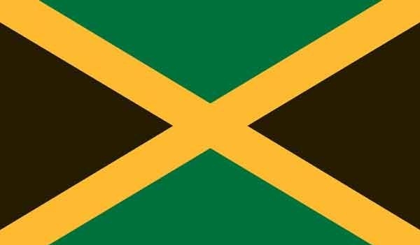 5\' x 8\' Jamaica High Wind, US Made Flag