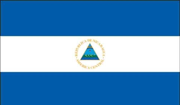 3\' x 5\' Nicaragua High Wind, US Made Flag