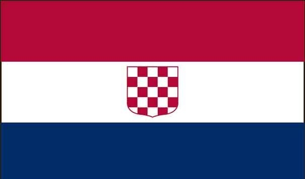 5\' x 8\' Old Croatia High Wind, US Made Flag