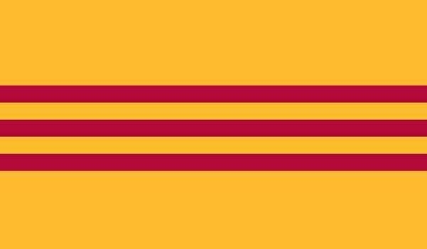 5\' x 8\' Old South Vietnam High Wind, US Made Flag