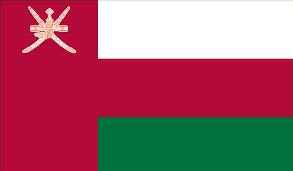 2\' x 3\' Oman High Wind, US Made Flag
