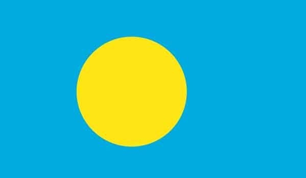 4\' x 6\' Palau High Wind, US Made Flag