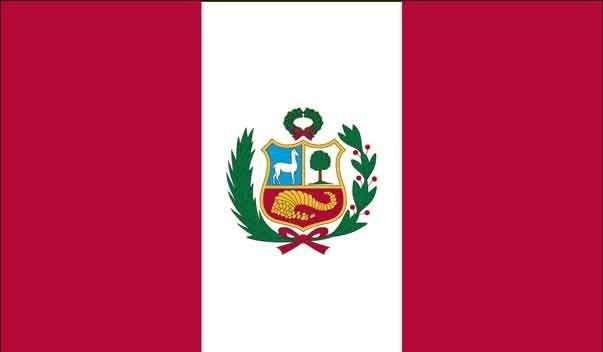 5\' x 8\' Peru High Wind, US Made Flag
