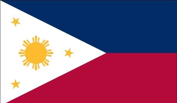 4\' x 6\' Philippines High Wind, US Made Flag
