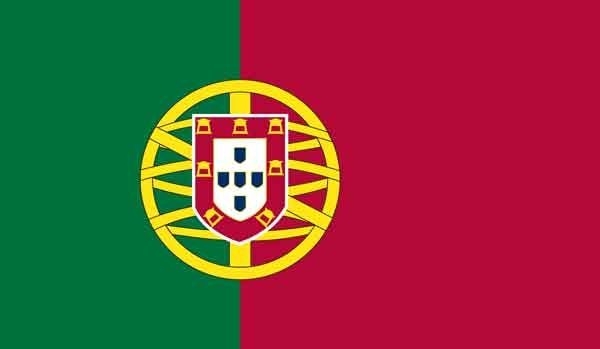 2\' x 3\' Portugal High Wind, US Made Flag