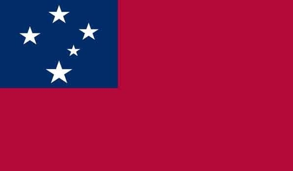 4\' x 6\' Samoa High Wind, US Made Flag