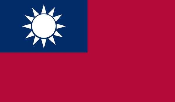 3\' x 5\' Taiwan High Wind, US Made Flag