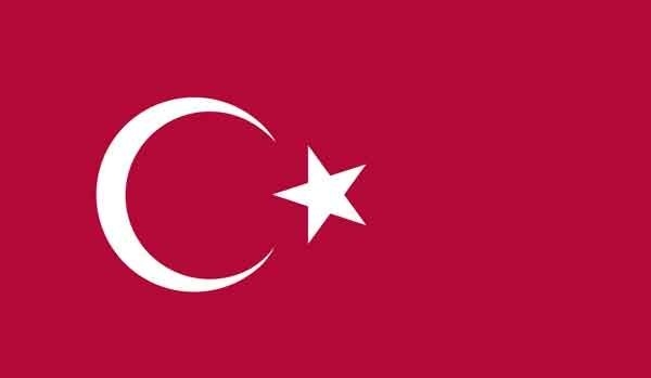 2\' x 3\' Turkey High Wind, US Made Flag