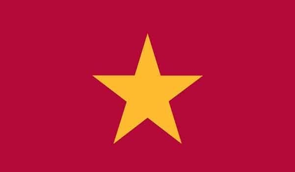 5\' x 8\' Vietnam High Wind, US Made Flag