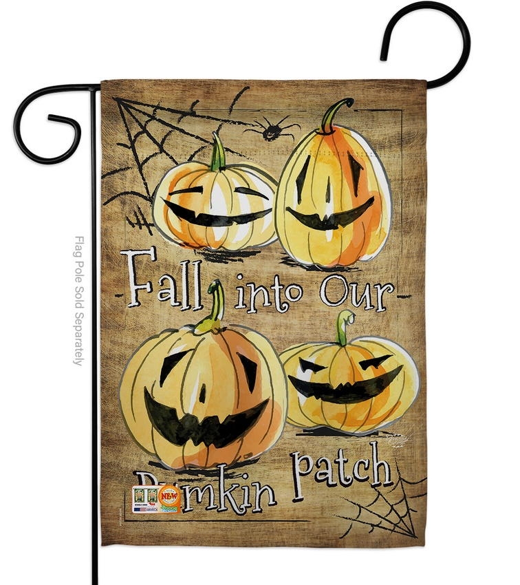 Fall Into Our Pumpkin Patch Garden Flag