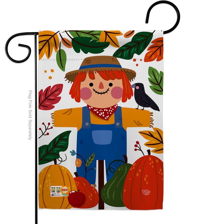 Sweetie Scarecrow Garden Flag