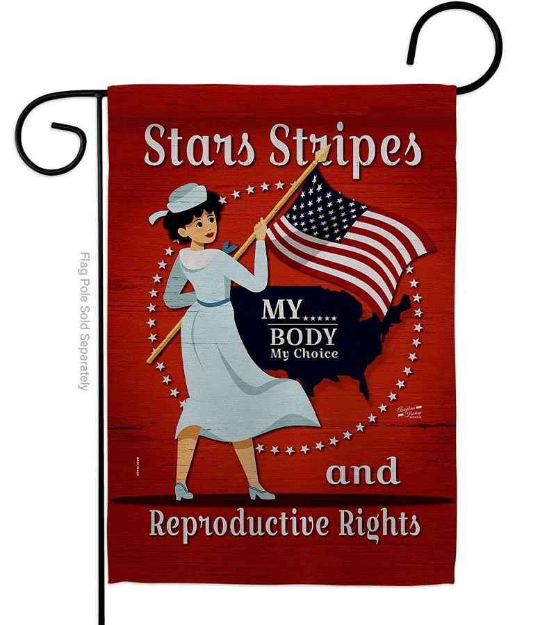 Reproductive Rights Garden Flag