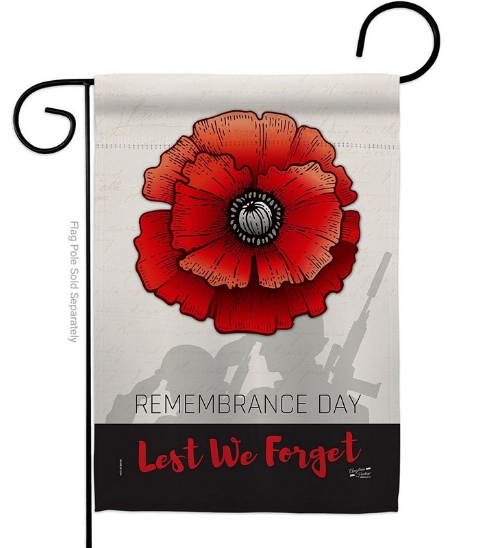 Remembrance Day Garden Flag
