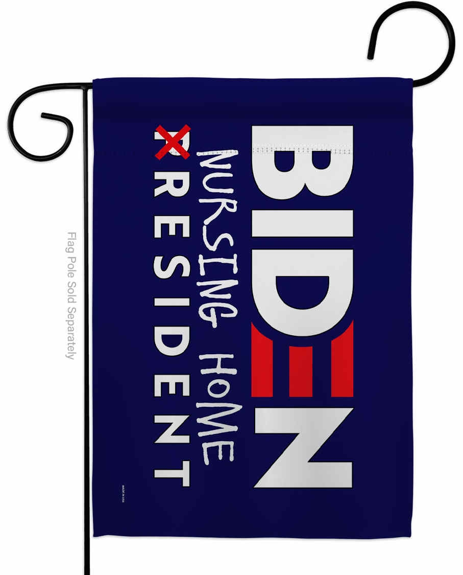 Biden Nursing Home Garden Flag