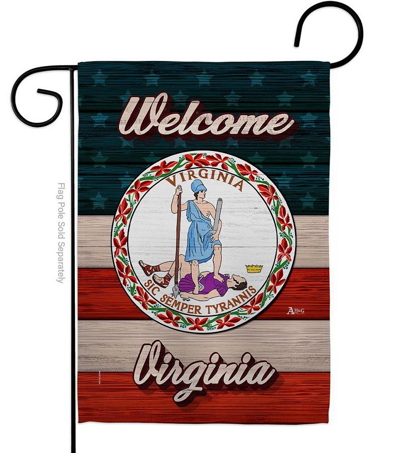 Welcome Virginia Garden Flag