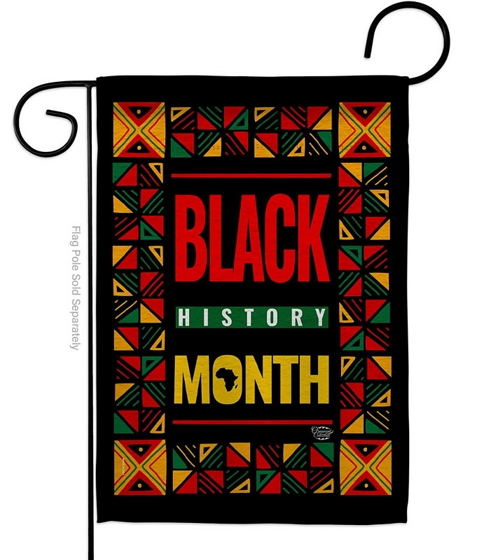 African American History Month Garden Flag