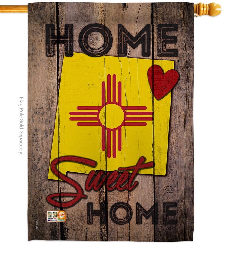 State New Mexico Home Sweet House Flag