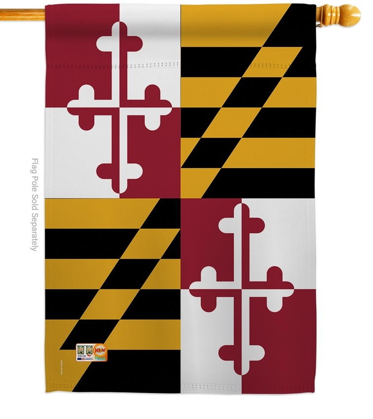 Maryland Decorative House Flag