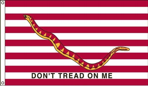 High Wind, US Made First Navy Jack Flag 5x8