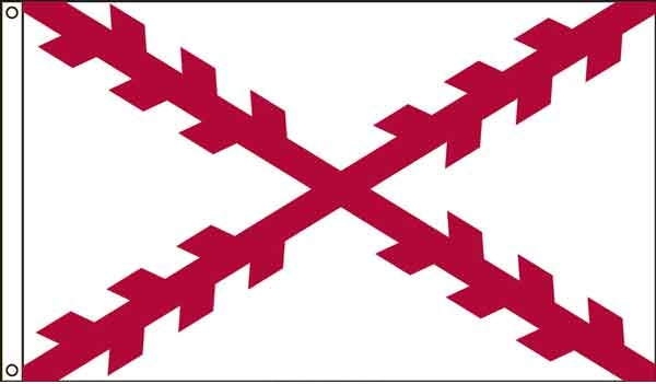 High Wind, US Made Spanish Cross Flag 2x3