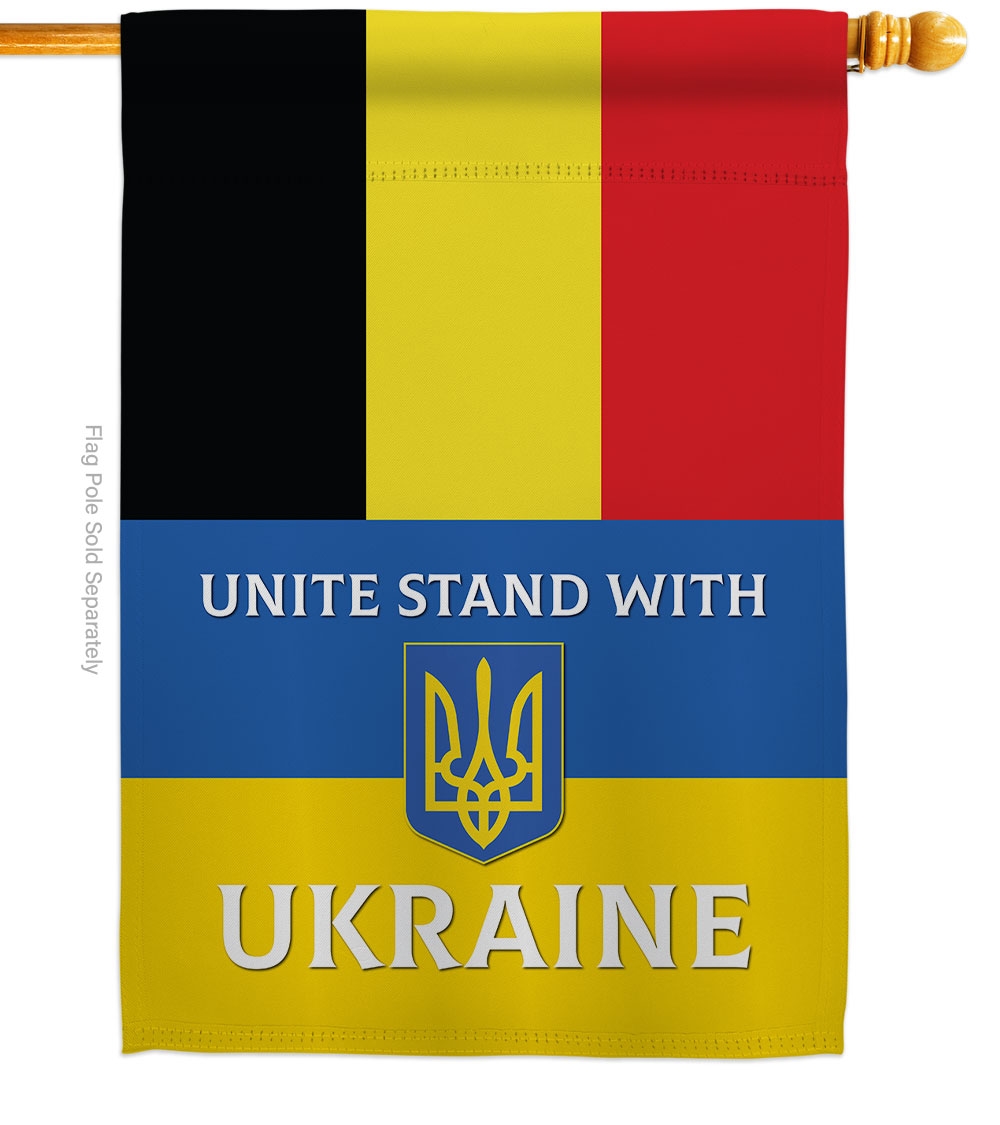 Germany Stand With Ukraine House Flag