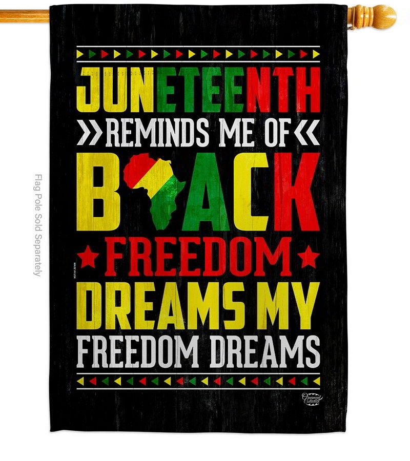 Black Freedom House Flag