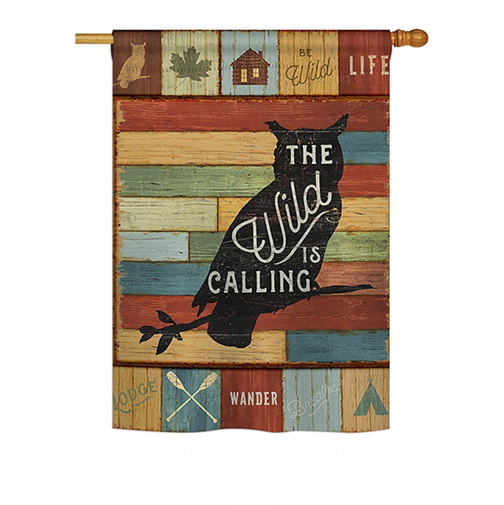 The Wild Is Calling House Flag