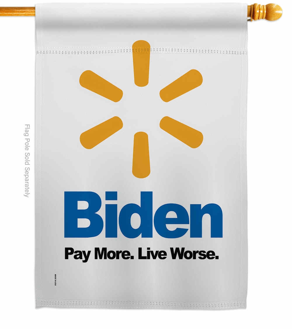 Biden Live Worse House Flag