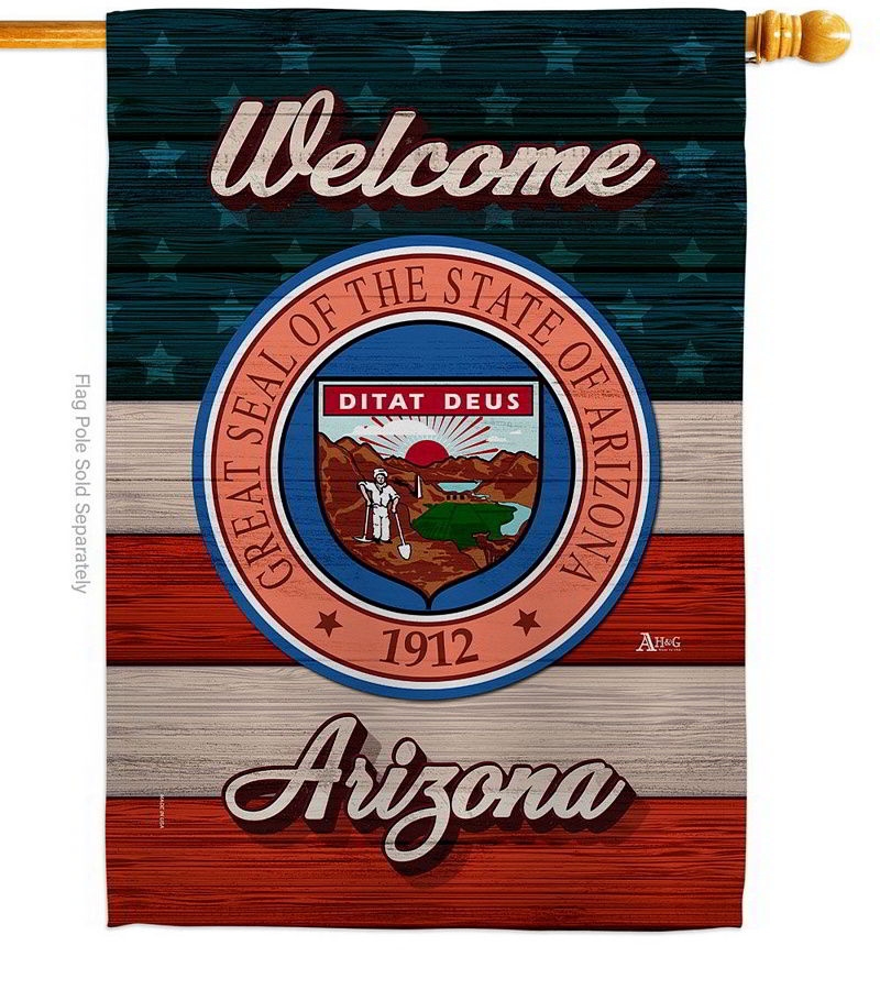Welcome Arizona House Flag