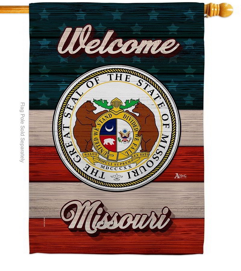 Welcome Missouri House Flag
