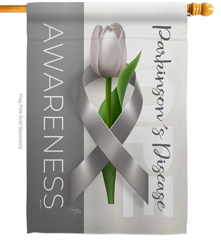Parkinson\'s Disease Awareness House Flag