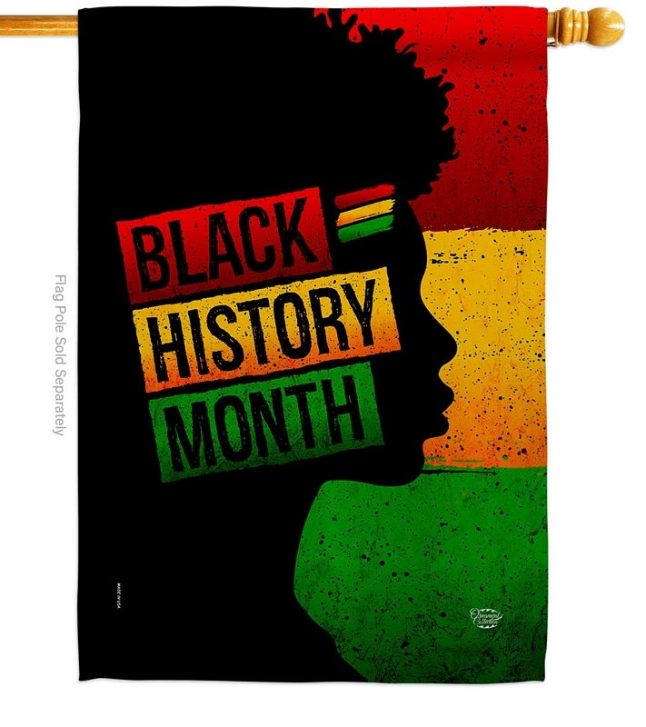 African History Month House Flag