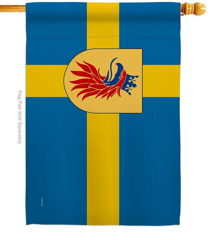 Provinces Of Sweden Skane House Flag