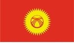 2\' x 3\' Kyrgyzstan flag