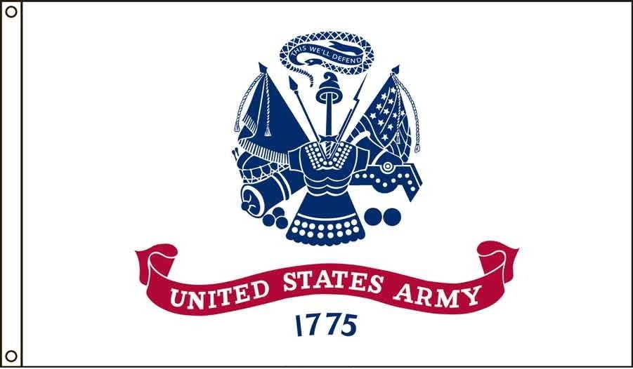 Army US Made, High Wind Flag 5\' x 8\'