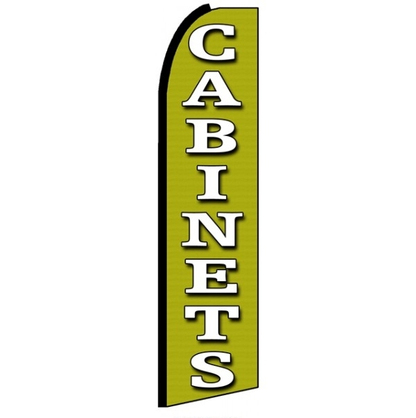 Cabinets Feather Flag 3\' x 11.5\'