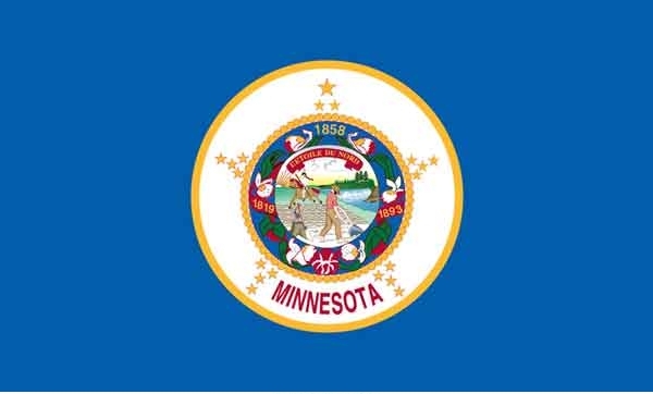 2\' x 3\' Minnesota State High Wind, US Made Flag