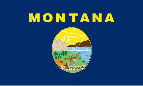 2\' x 3\' Montana State High Wind, US Made Flag