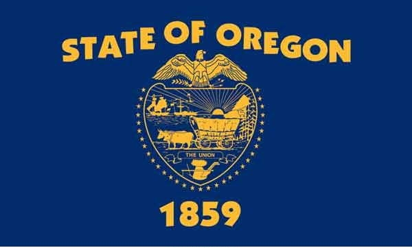 2\' x 3\' Oregon State High Wind, US Made Flag