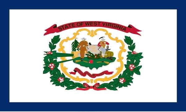 4\' x 6\' West Virginia State High Wind, US Made Flag
