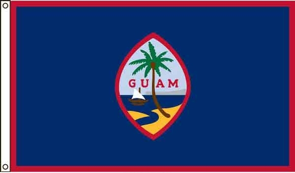 4\' x 6\' Guam High Wind, US Made Territorial Flag