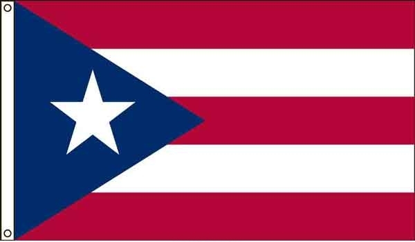 2\' x 3\' Puerto Rico High Wind, US Made Territorial Flag